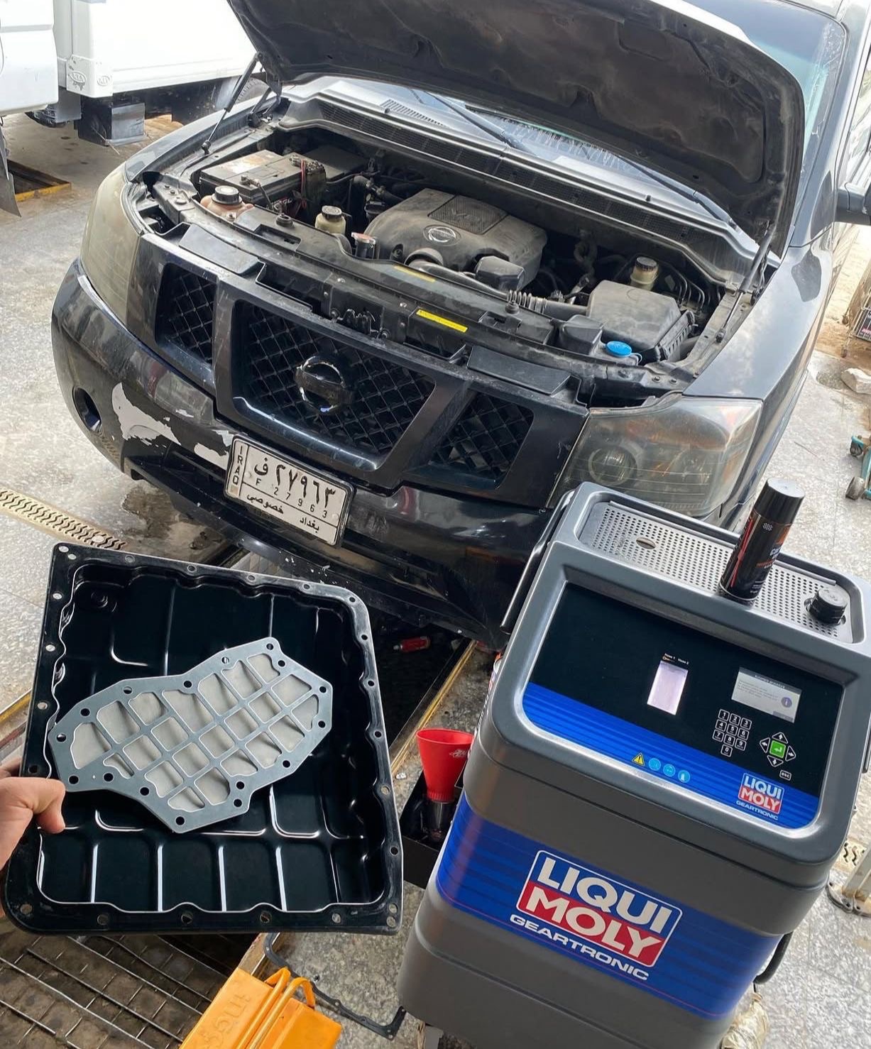 استبدال زيت ناقل الحركة لنيسان أرمادا