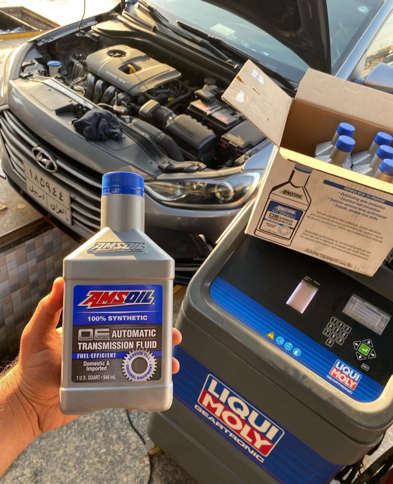 استبدال زيت ناقل الحركة (Amsoil أمريكي)