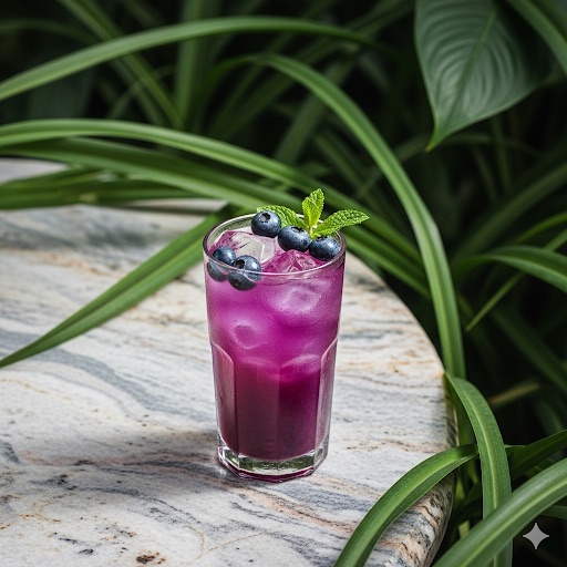 عصير بلو بيري