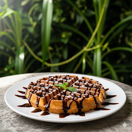 وافل بشوكولا بلجيكيه