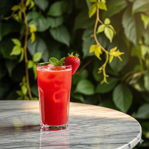 عصير فراولة