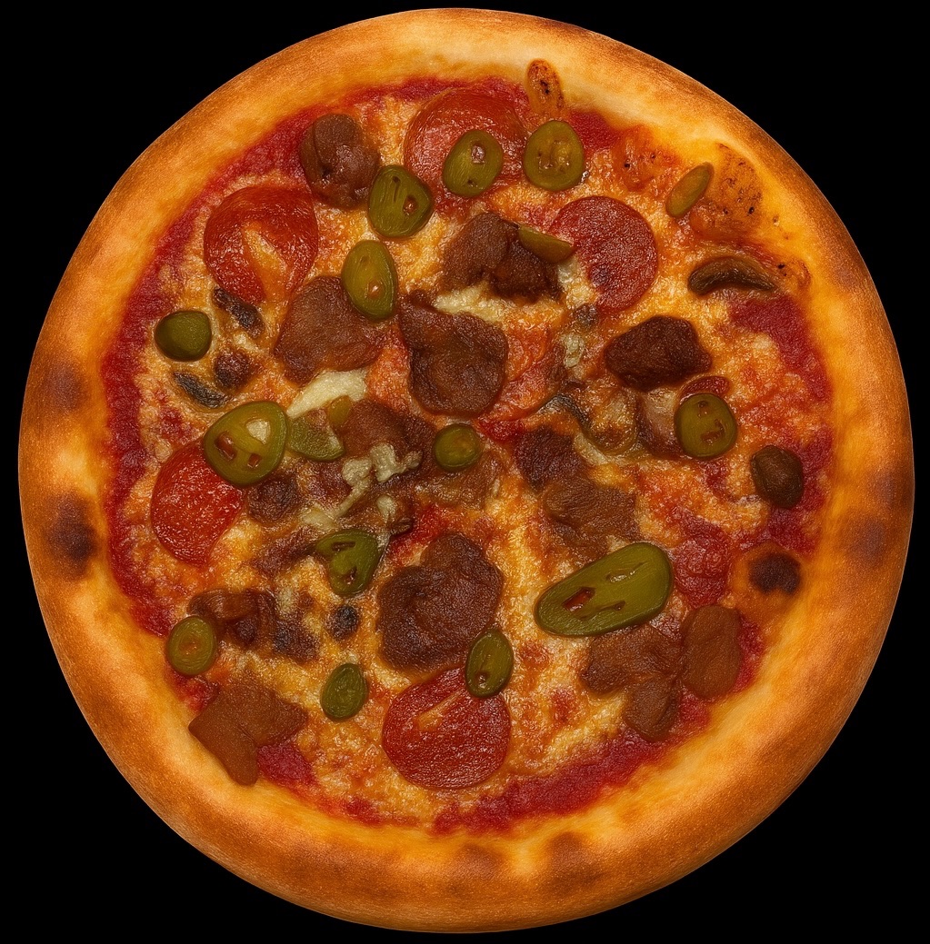 16. MEXICO - Kebab, pepperoni og jalapeños.