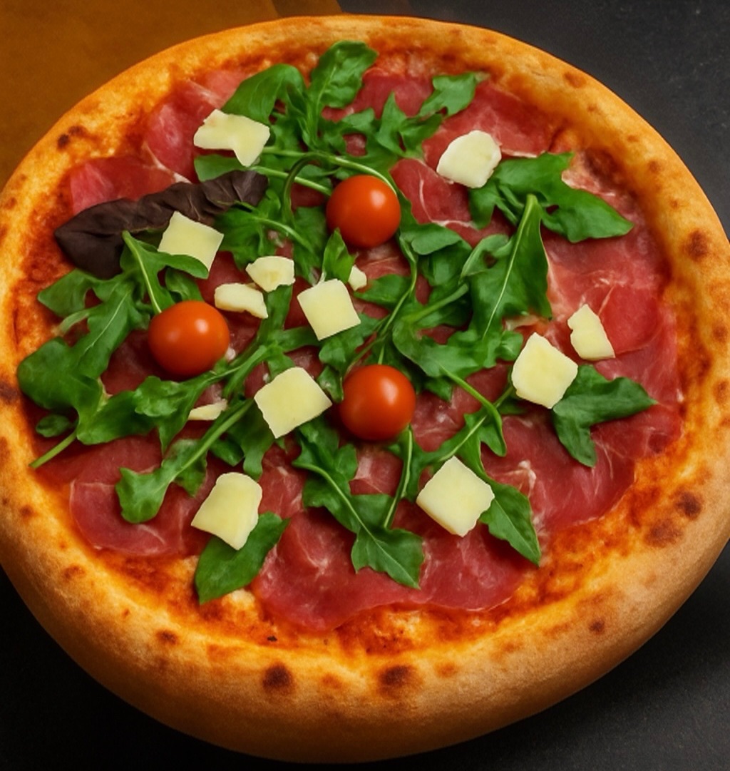 31. LA BRESAOLA - Bresaola, mixsalat, Parmiggiano reggiano og di bufala mozzarella.