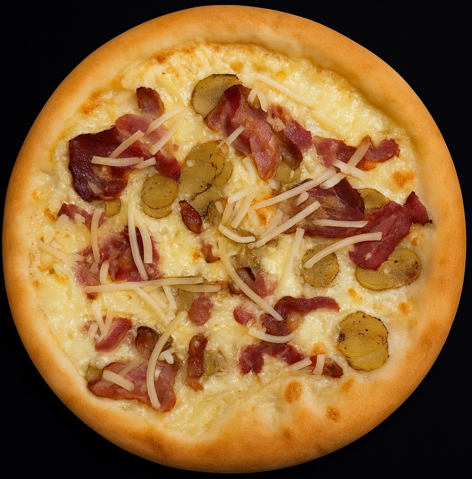 57. PATATA E PANCETTA - Kartoffel, frisk rosmarin, pancetta og italiensk bacon.