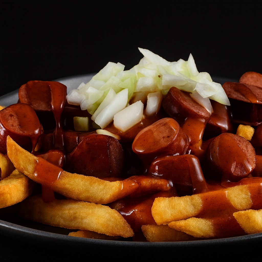 115. PØLSEMIX - Pommes frites, mixsalat og ketchup