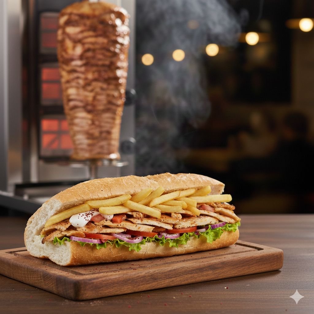 Tavuk Döner Ekmek Arası