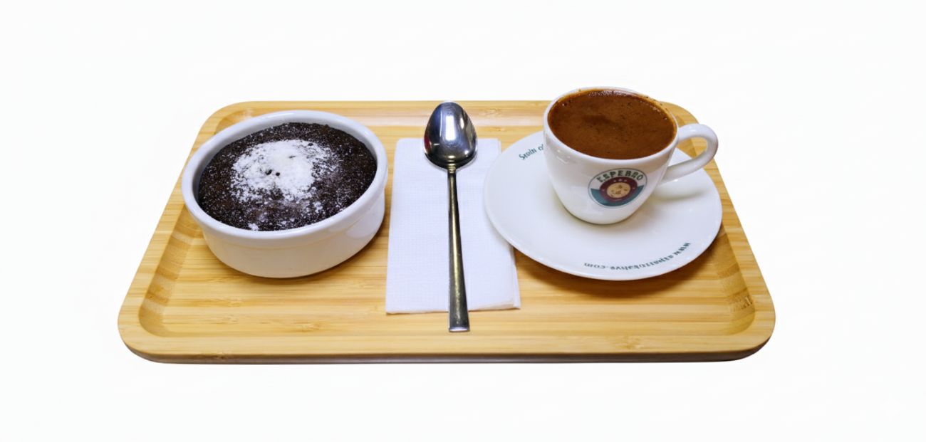 Çikolatalı Sufle+Türk Kahvesi