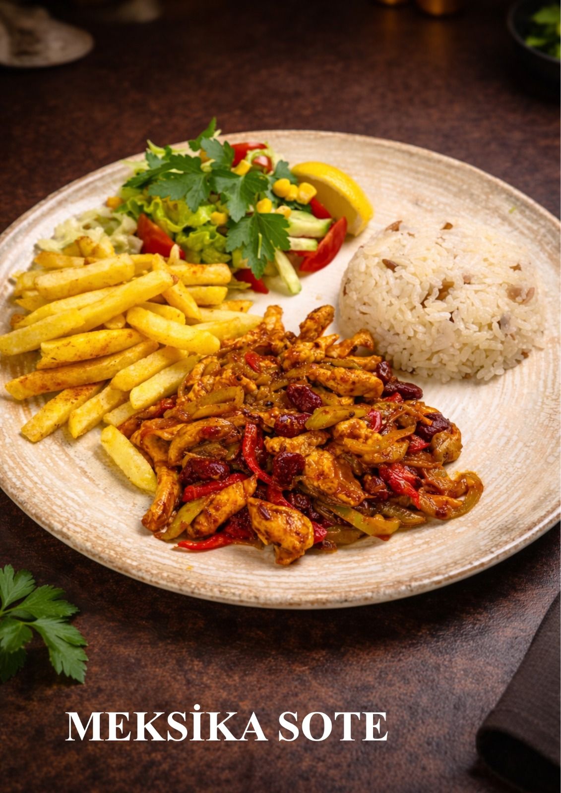 Meksika Soslu Tavuk(دجاج بالصلصة المكسيكية) - 