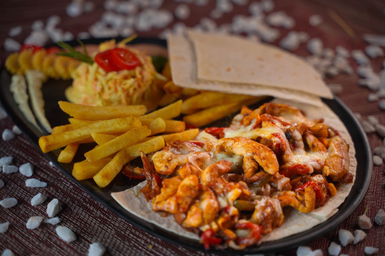 طبق فاهيتا دجاج