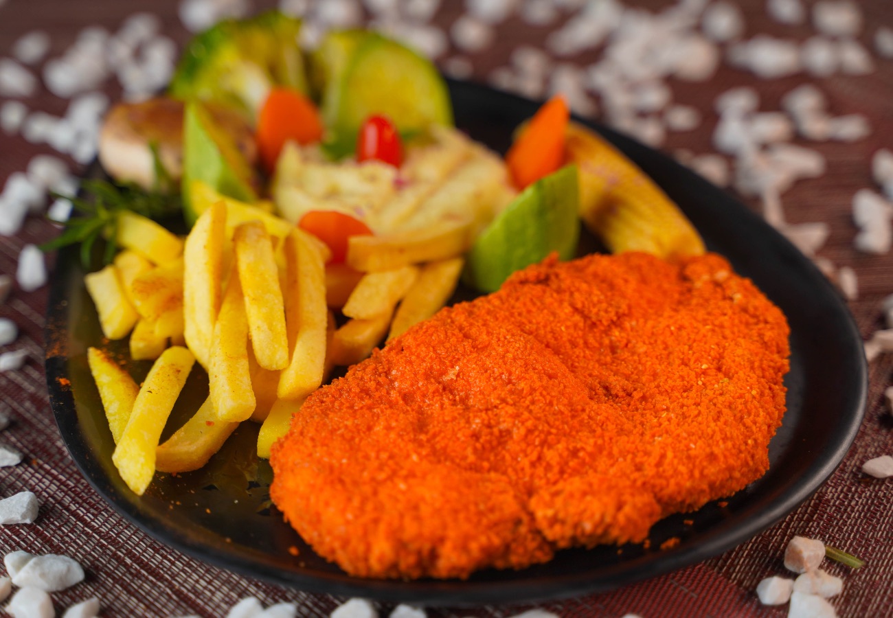 طبق اسكالوب دجاج