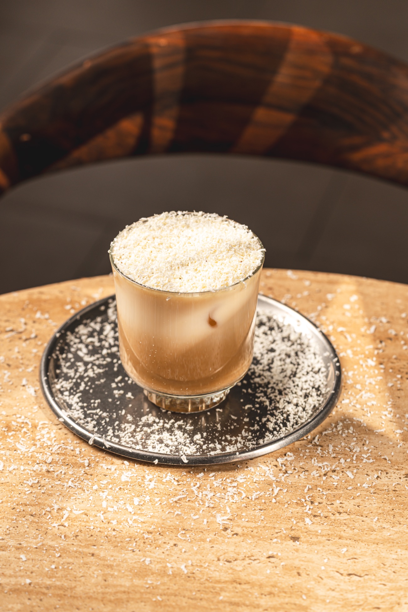Iced White Chocolate Mocha - espresso, süt, beyaz Belçika çikolatası