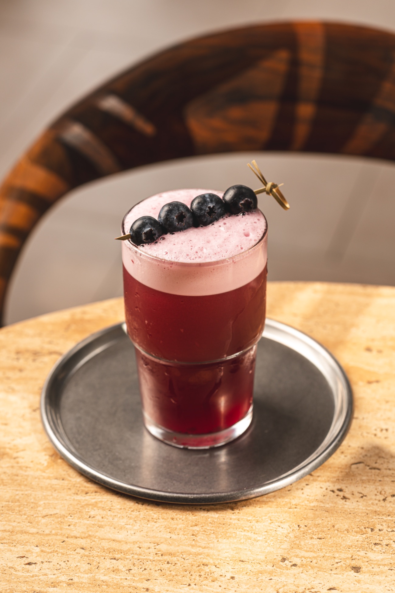 Blueberry Lemonade - Japon narenciyesi, yaban mersini püresi ve taze yaban mersini