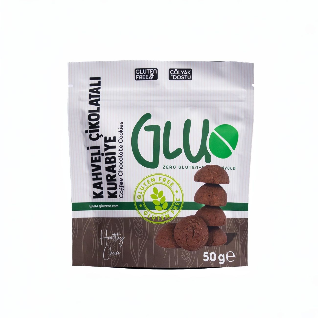 Kahveli Çikolatalı Kurabiye - Mısır Nişastası, Pirinç Unu, Yumurta, Tereyağı, Şeker, Vanilin, Kahve, Bitter Çikolata.