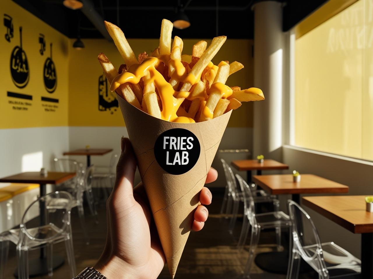 فرنج فرايز شيدر صوص