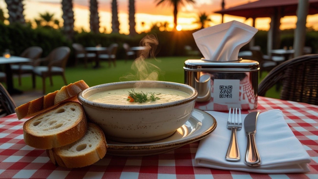 سوب دجاج بالكريمه