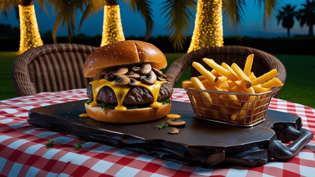 وجبة مشروم برغر