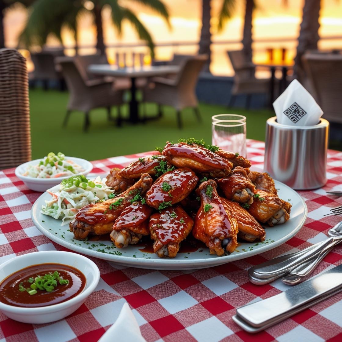 أجنحة دجاج باربكيو