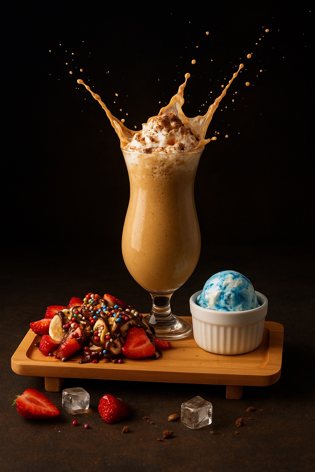 Anadolu Esintisi - Süt, Hanımeller, Kurabiye Şurubu, Karamel dondurma