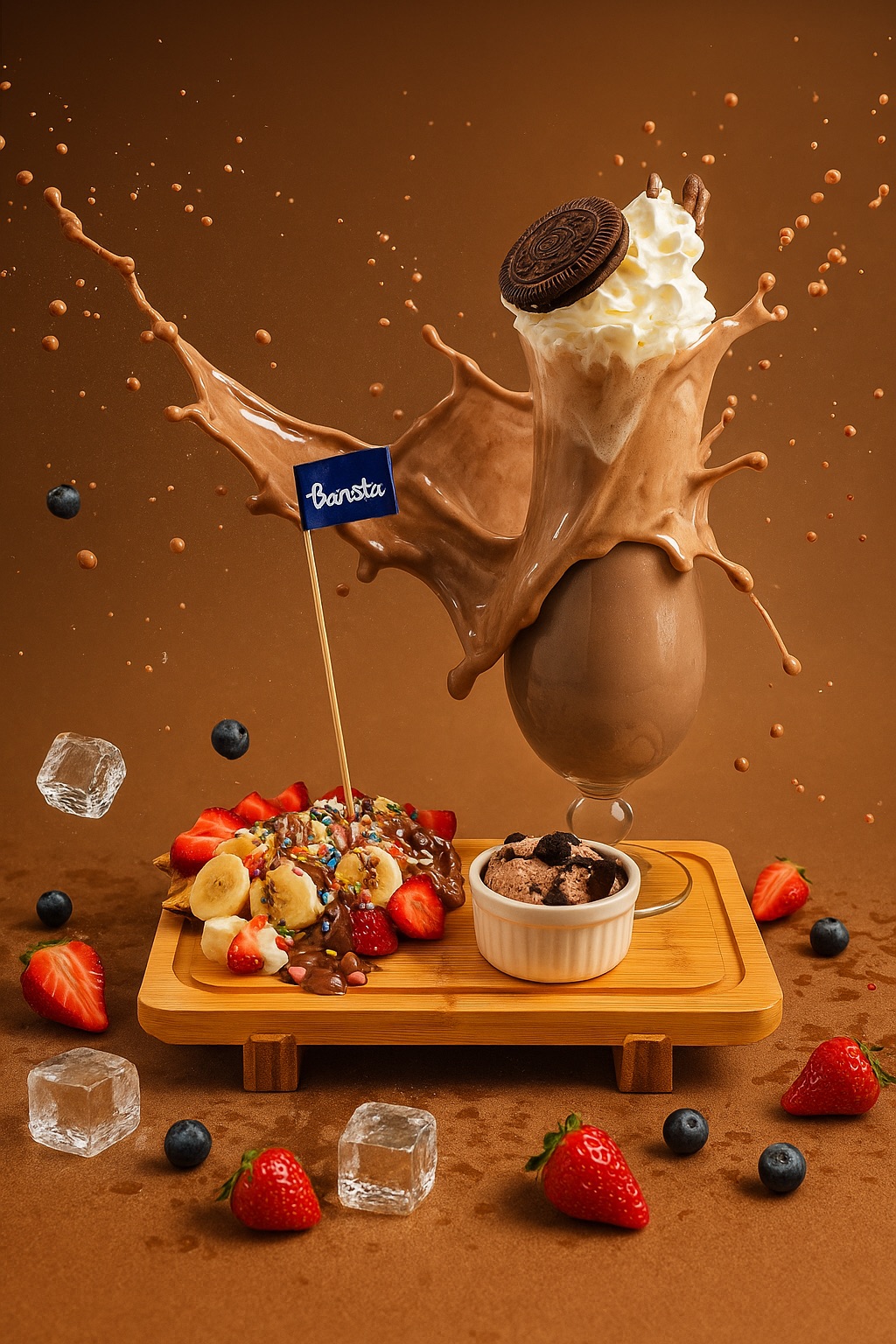 Oreo Special - Süt, Oreo, Oreo parçacıkları