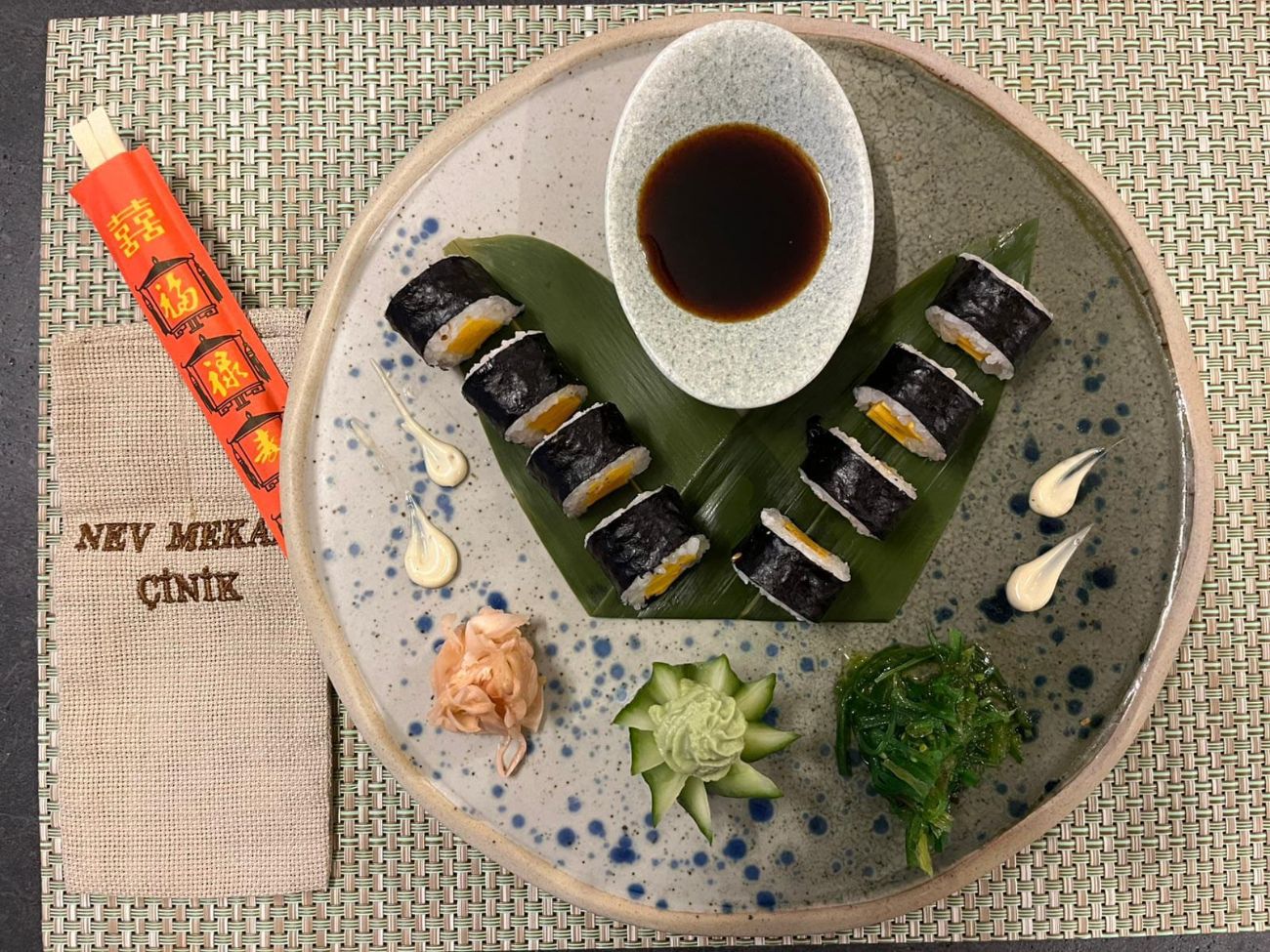 SOMON MAKI ROLL SUSHI - SOMON PİRİNÇ NORİ