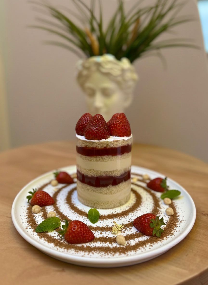 ÇİLEKLİ ADET PASTA - 