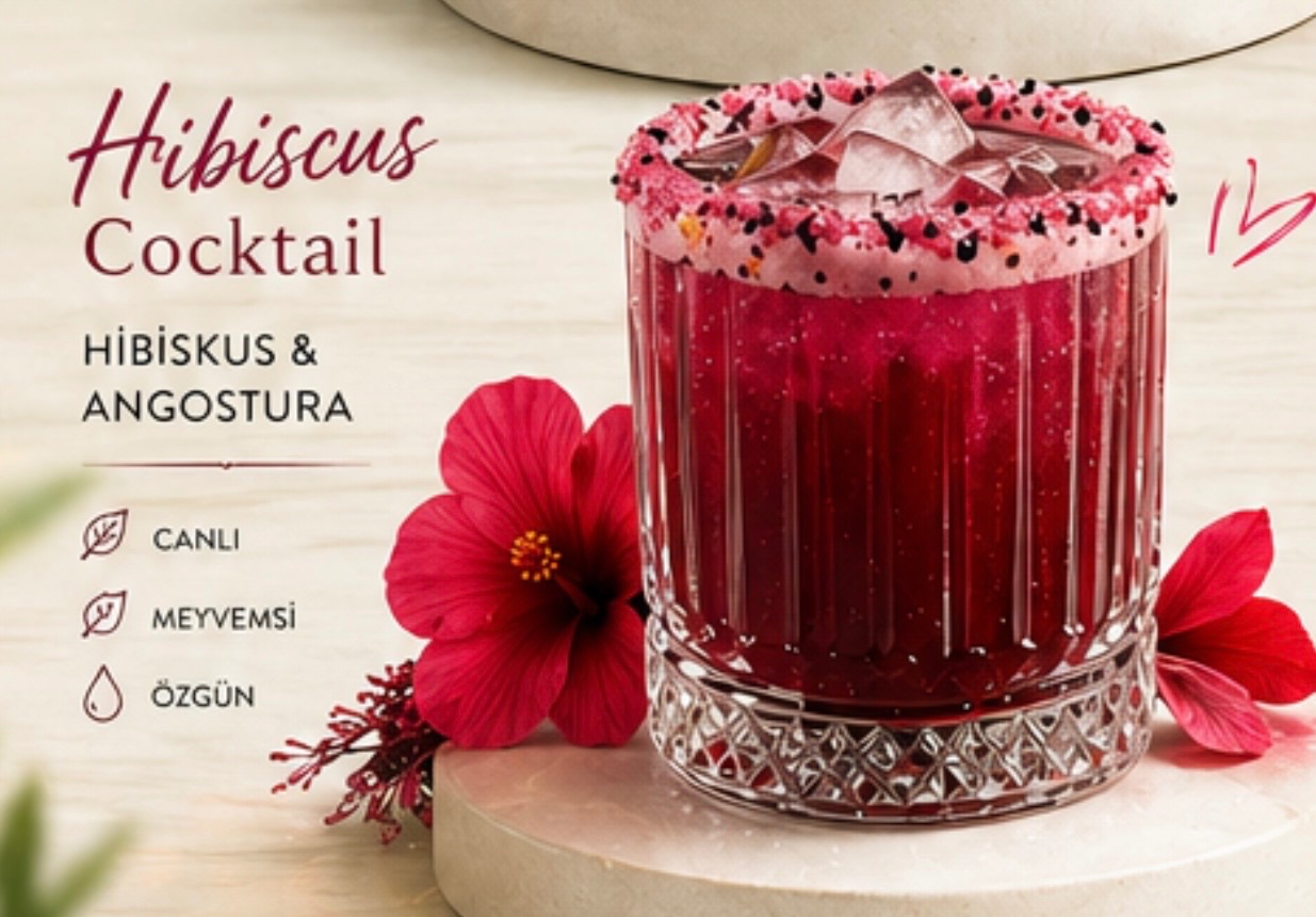 Hibiscus Cocktail - Hibiskus & Angostura
