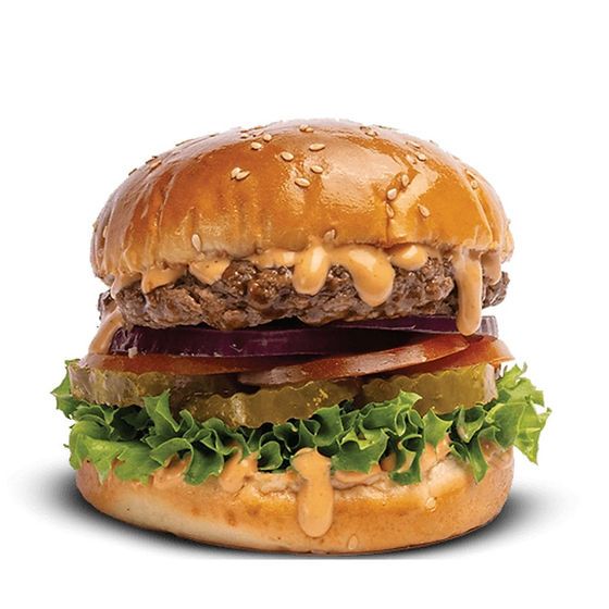 دبل بركر لحم