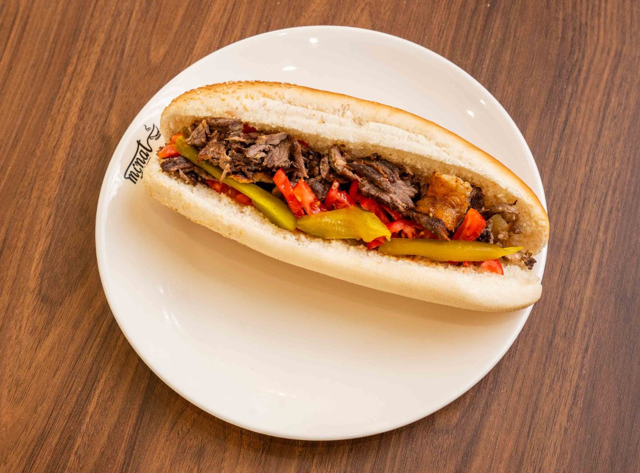 ساندويش شاورما لحم