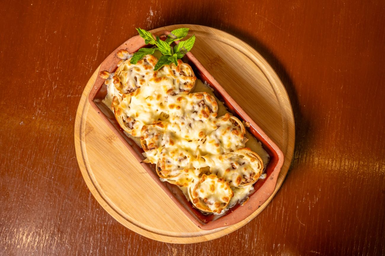 لفائف دجاج بالفخار