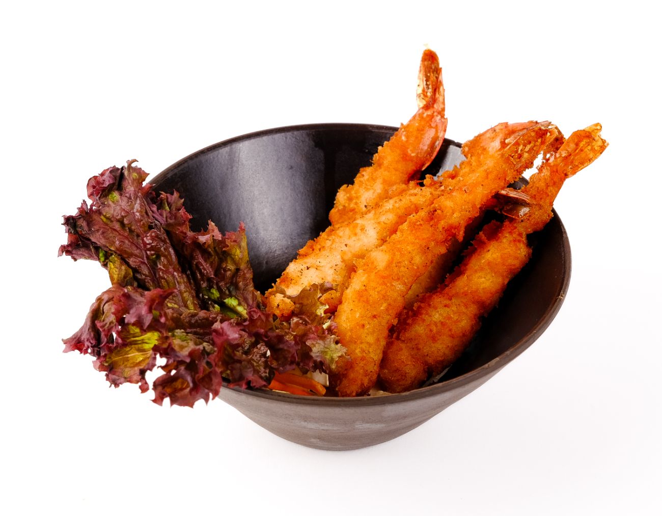 Karides Tempura - 5 Adet olarak Sweet Chili Sos ile Servis Edilmektedir.