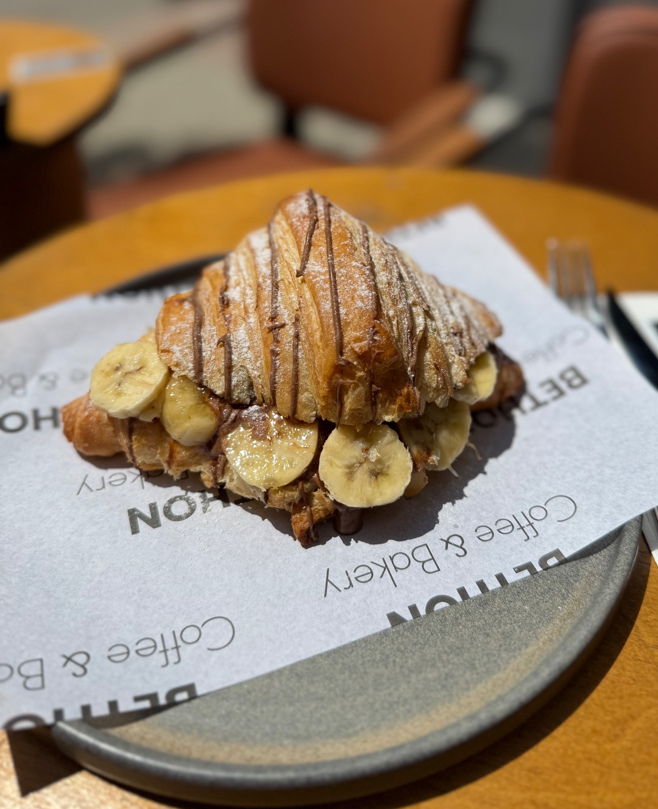 Muzlu Kruvasan - Muz, Sütlü Çikolata