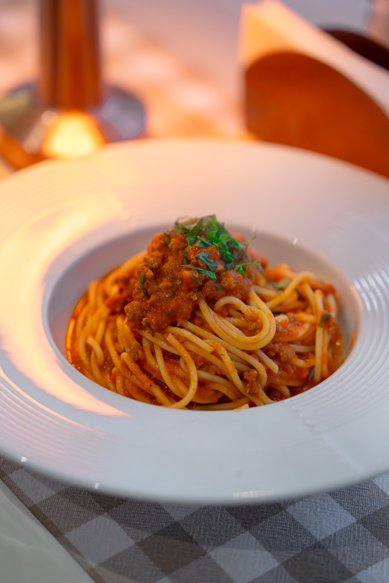 Spaghetti alla Bolognese - Yağsız kasap kıyması ve organik domates ile bolonez soslu spagetti