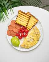 وجبة اومليت بالفطر