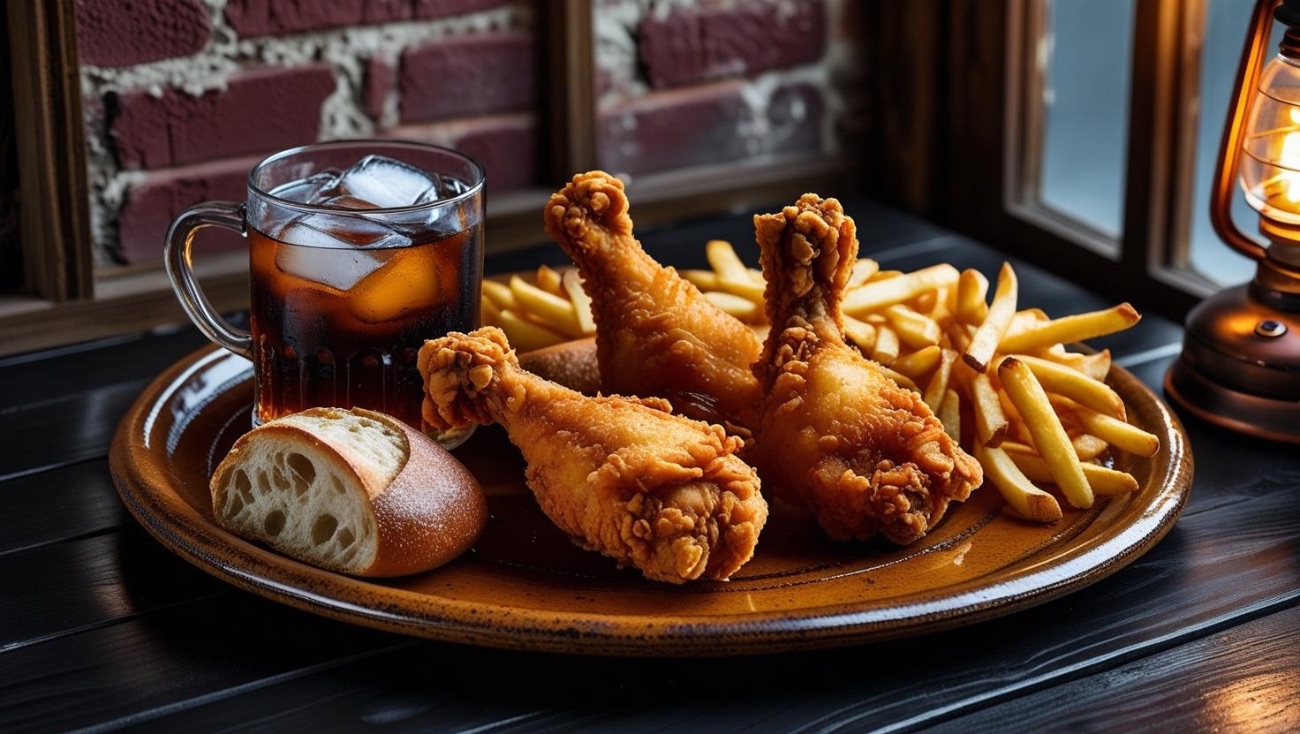 وجبة كنتاكي 3 قطع + علبة بيبسي