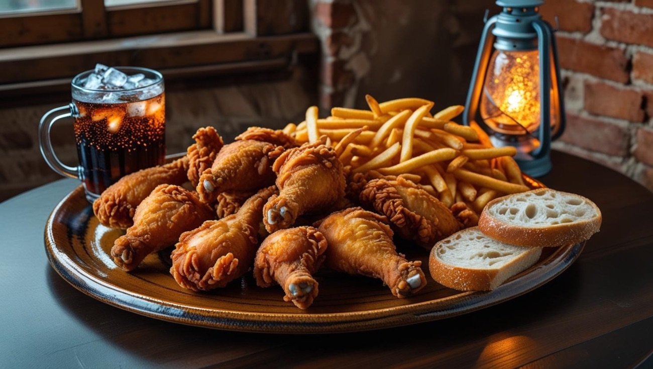 وجبة كنتاكي 10 قطع + بطل بيبسي كبير