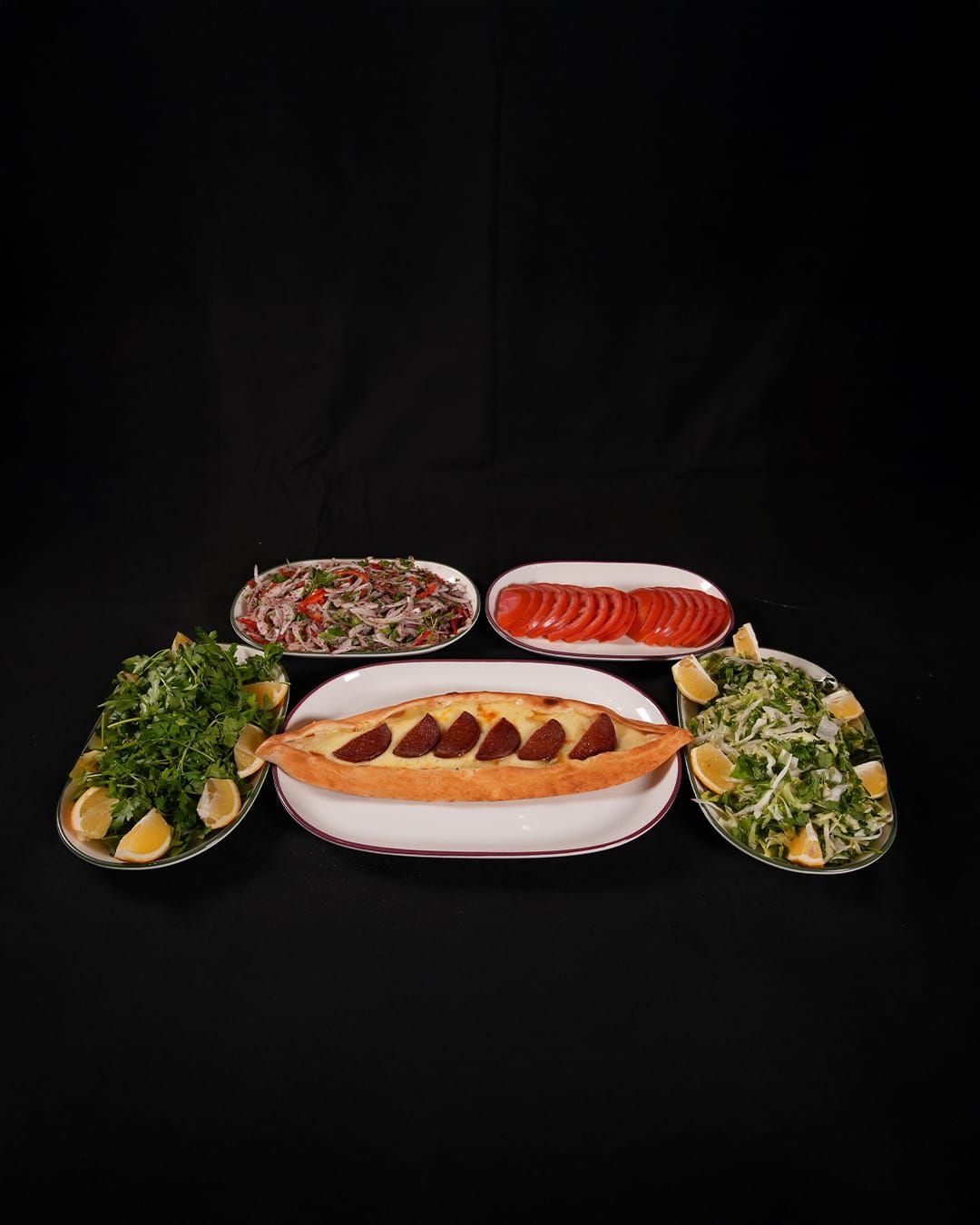 Kaşarlı Sucuklu Pide - 