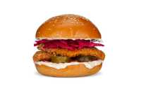 MEKSİKA SOSLU ÇITIR TAVUK BURGER