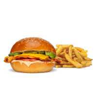 CHICKEN CHEESE BURGER