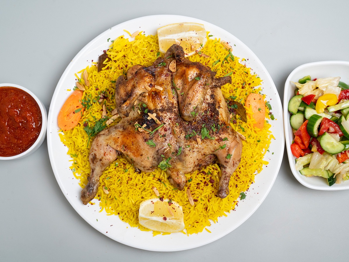 دجاج مع الرز