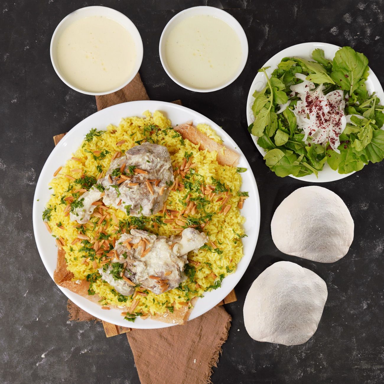 منسف لحم نصف كيلو