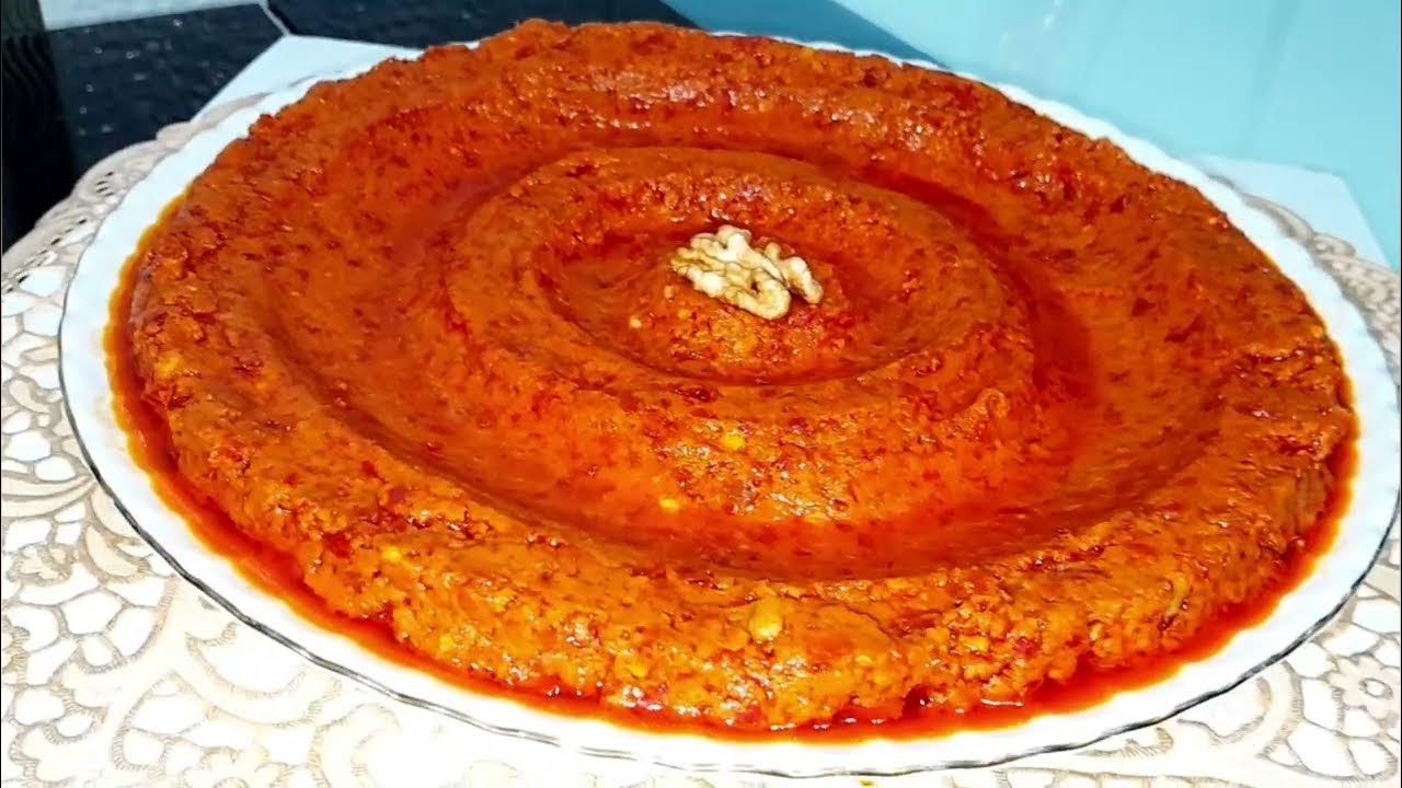 ANTAKYA USULÜ CEVİZLİ BİBER - Antakya biber, domates salçası, ceviz, kurutulmuş ekmek, tahin