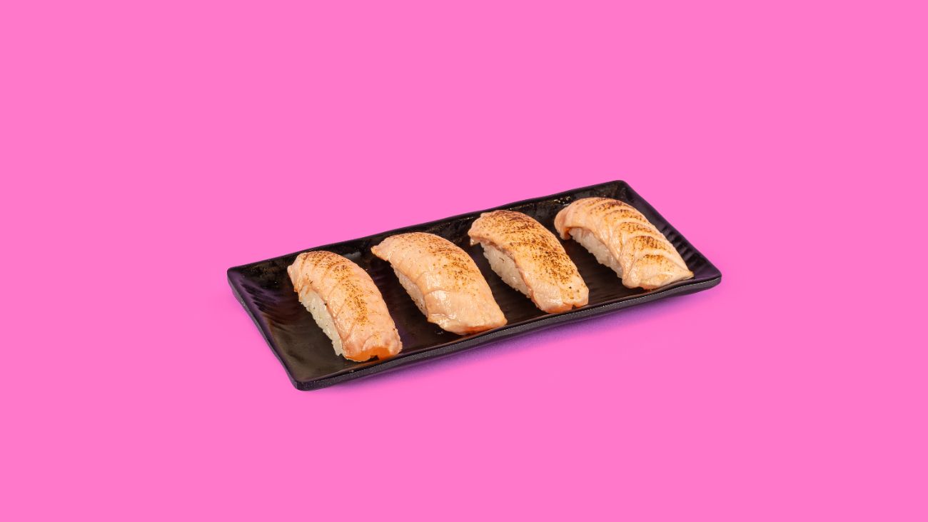 Fried Salmon Nigiri - 