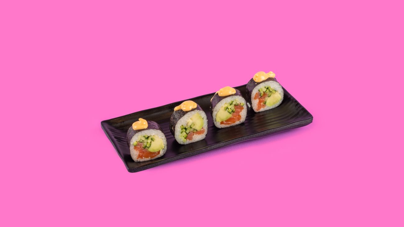 Spicy Smoked Salmon Futomaki