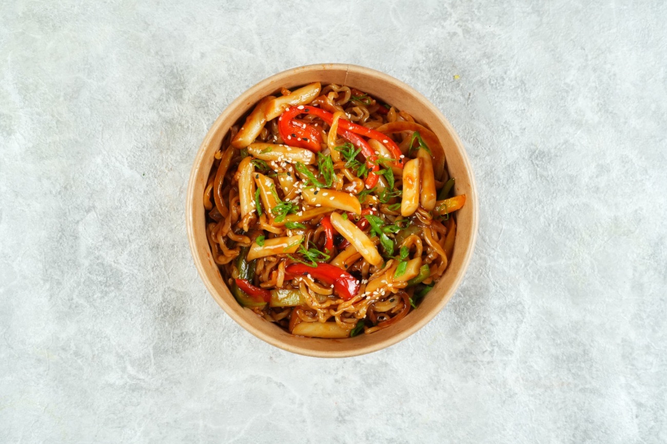 Rapokki - Mixed veggie, noodles and rice cakes
