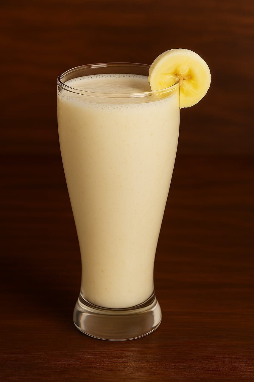 موز مع حليب