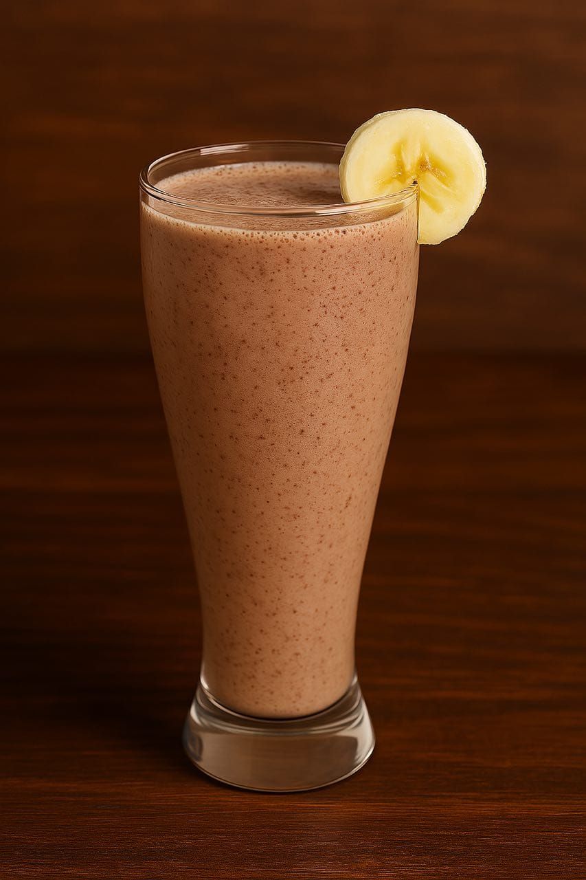 موز وحليب مع كاكو