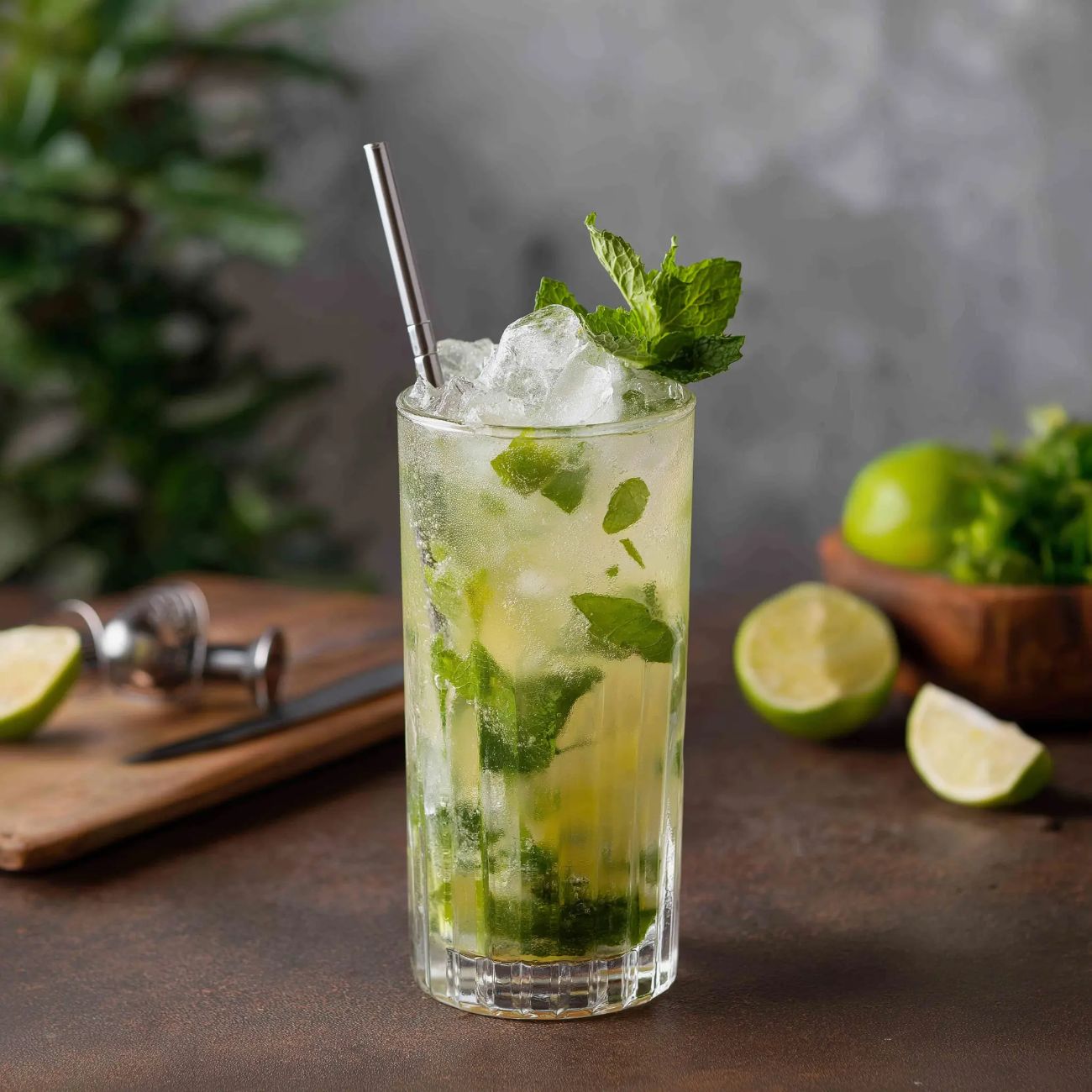 Mojito - Beyaz Rom, Lime, Esmer Şeker, Nane ve Soda