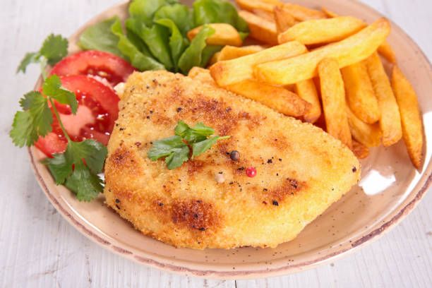 Piliç Cordon Bleu - patates kızartması ile