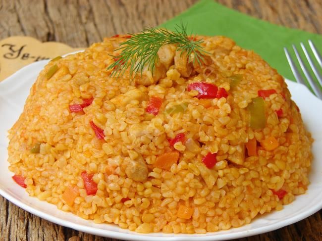 Sebzeli Bulgur Pilavı - 