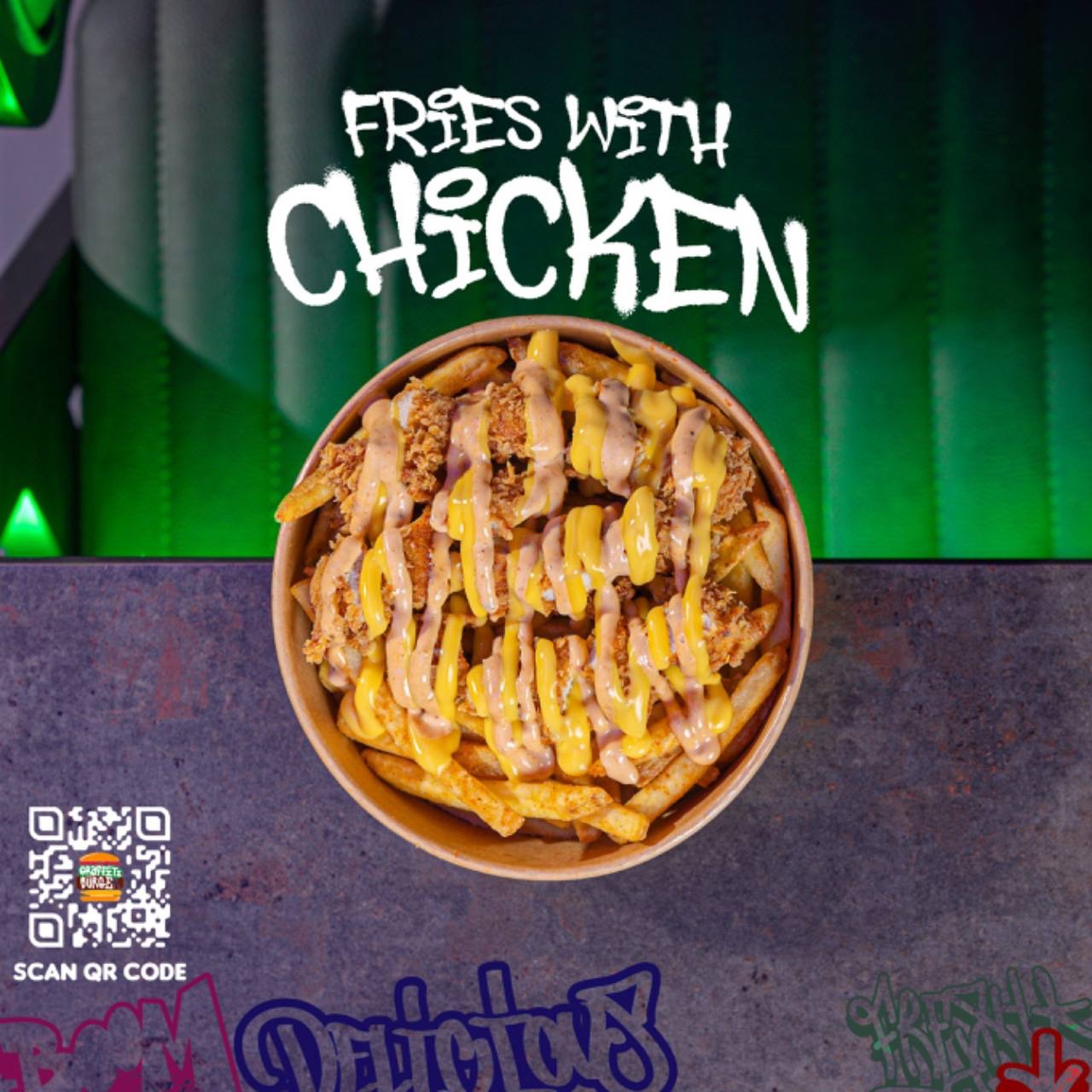 بطاطا بالدجاج